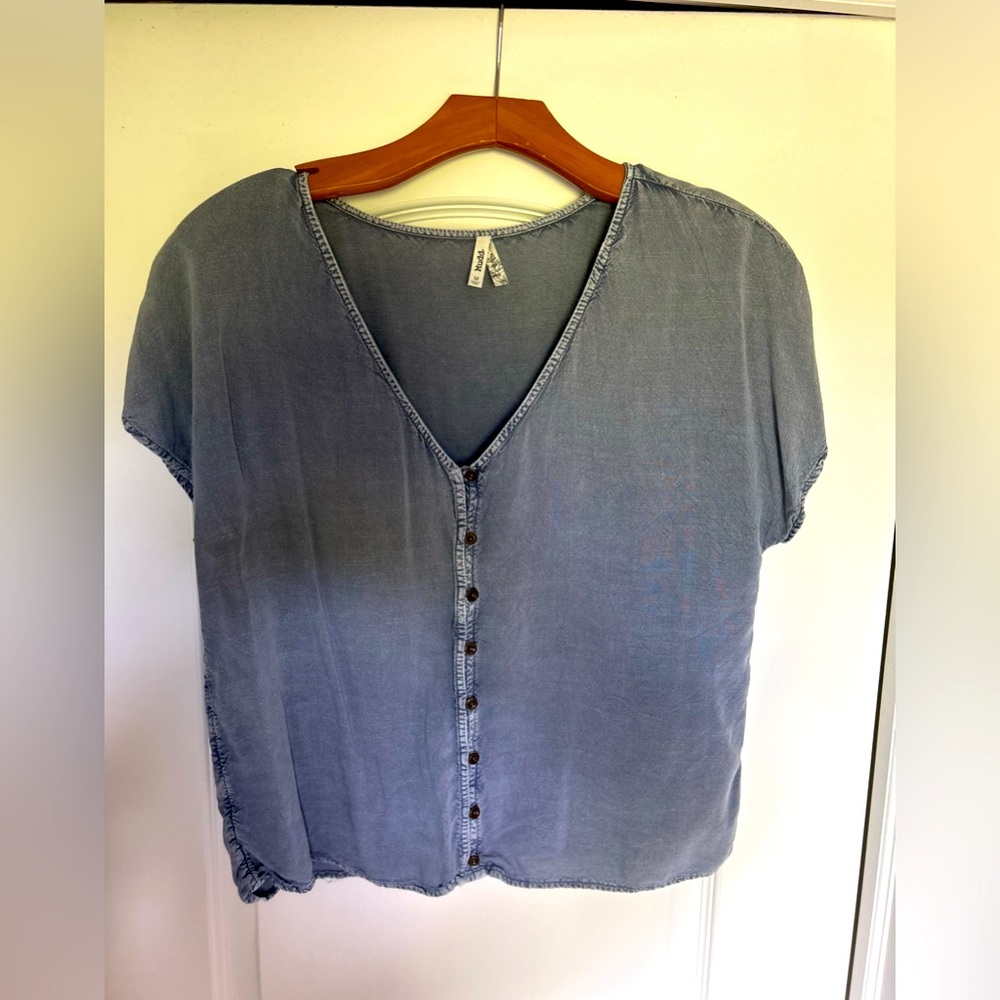 Mudd Size Medium Blue/Denim Top
